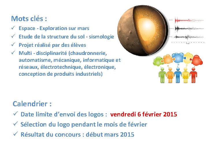 Mots clés : ü ü Espace - Exploration sur mars Etude de la structure