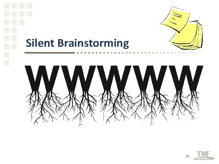 Silent Brainstorming 70 