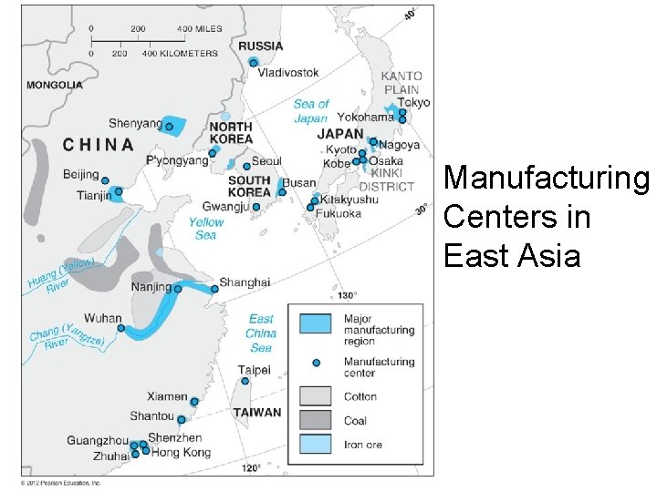 Manufacturing Centers in East Asia 