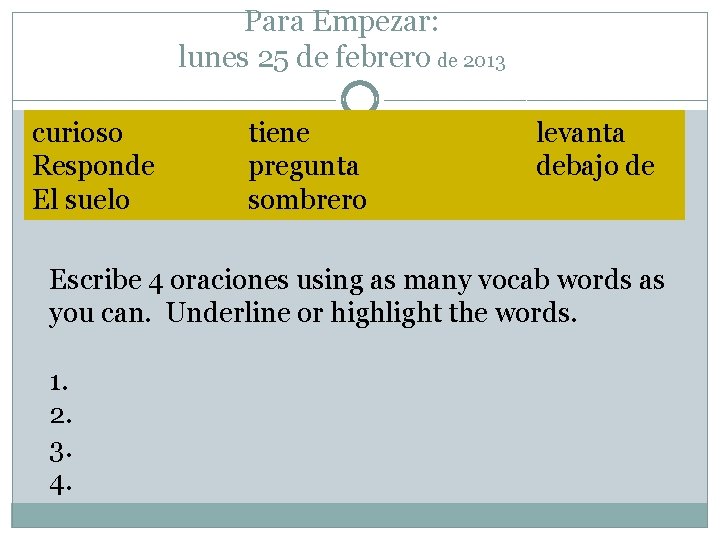 Para Empezar: lunes 25 de febrero de 2013 curioso Responde El suelo tiene pregunta Para Empezar: lunes 25 de febrero de 2013 curioso Responde El suelo tiene pregunta