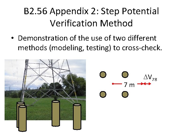 B 2. 56 Appendix 2: Step Potential Verification Method • Demonstration of the use