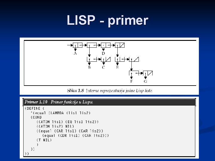 LISP - primer 