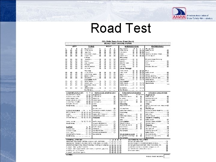 Road Test 