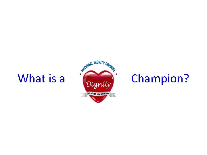 What is a Champion? 