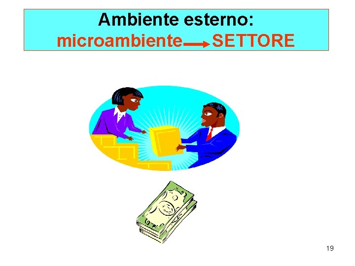 Ambiente esterno: microambiente SETTORE 19 