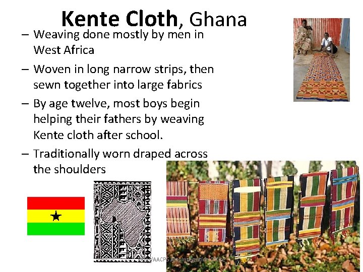 Kente Cloth , Ghana – Weaving done mostly by men in West Africa – Kente Cloth , Ghana – Weaving done mostly by men in West Africa –
