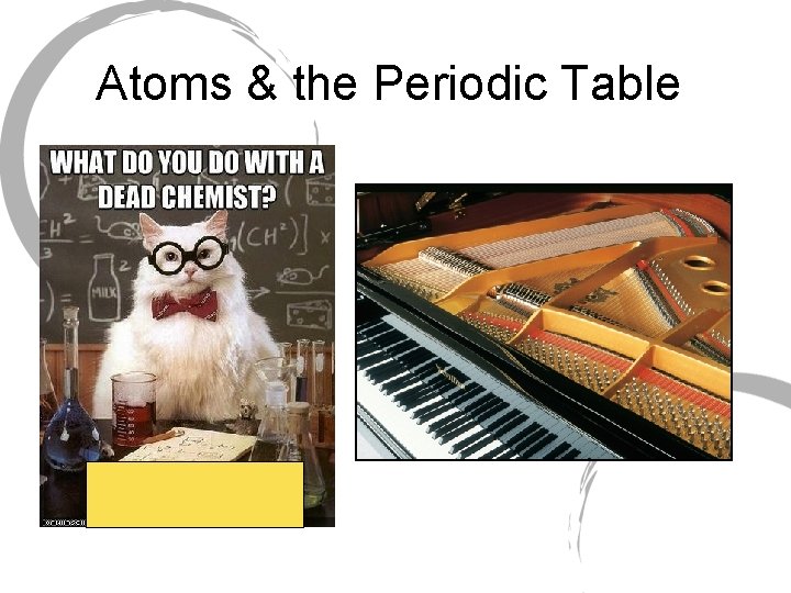 Atoms & the Periodic Table 