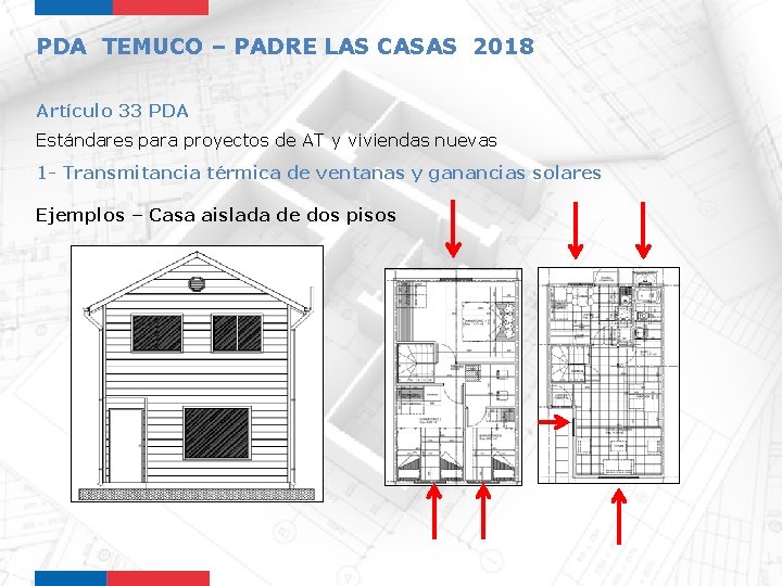 PDA TEMUCO – PADRE LAS CASAS 2018 Artículo 33 PDA Estándares para proyectos de
