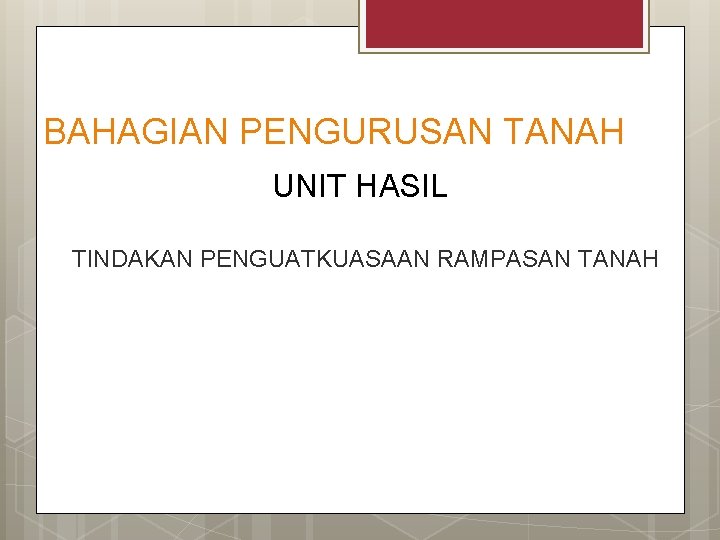 Pejabat Daerahtanah Hulu Langat Pelan Pengurusan Risiko Bahagian
