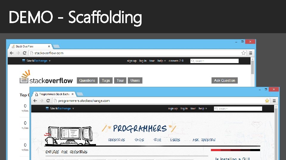 DEMO - Scaffolding 