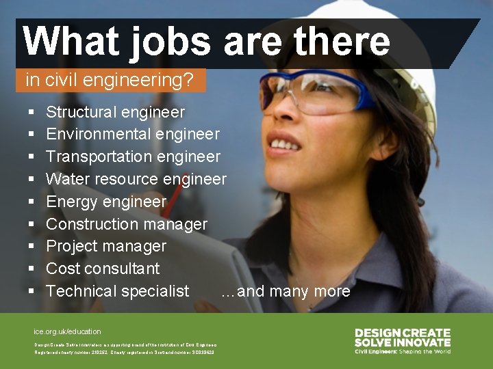 What jobs are there in civil engineering? § § § § § Structural engineer