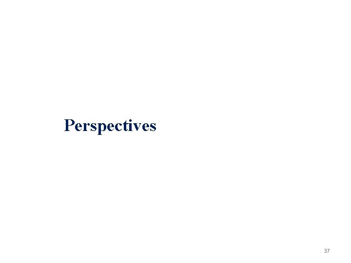Perspectives 37 
