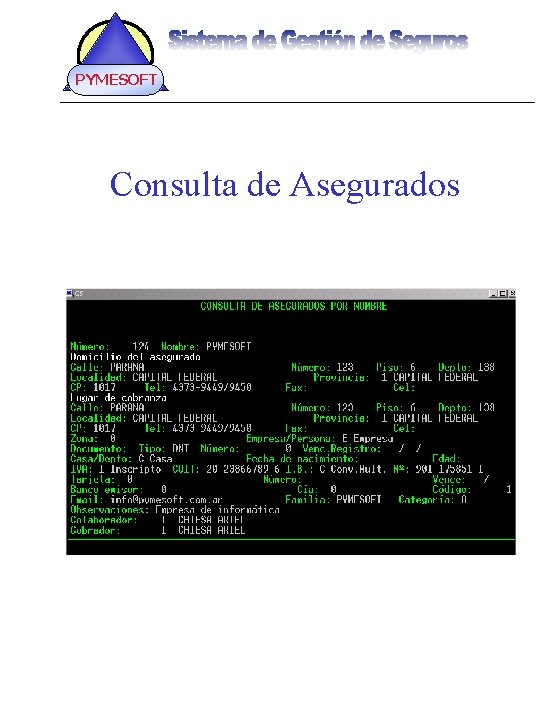 PYMESOFT Consulta de Asegurados 