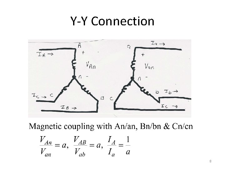 Y-Y Connection 8 Y-Y Connection 8