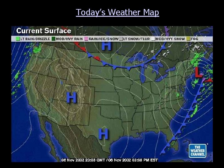 Today’s Weather Maps 