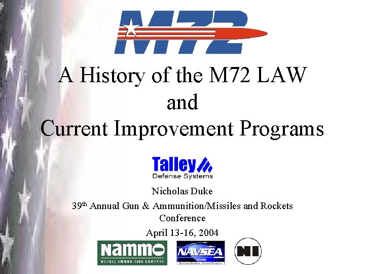 A History of the M 72 LAW and