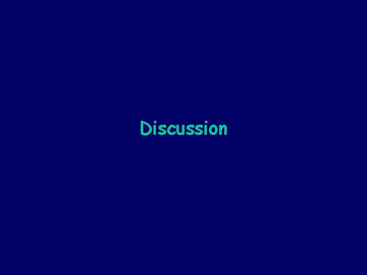 Discussion 