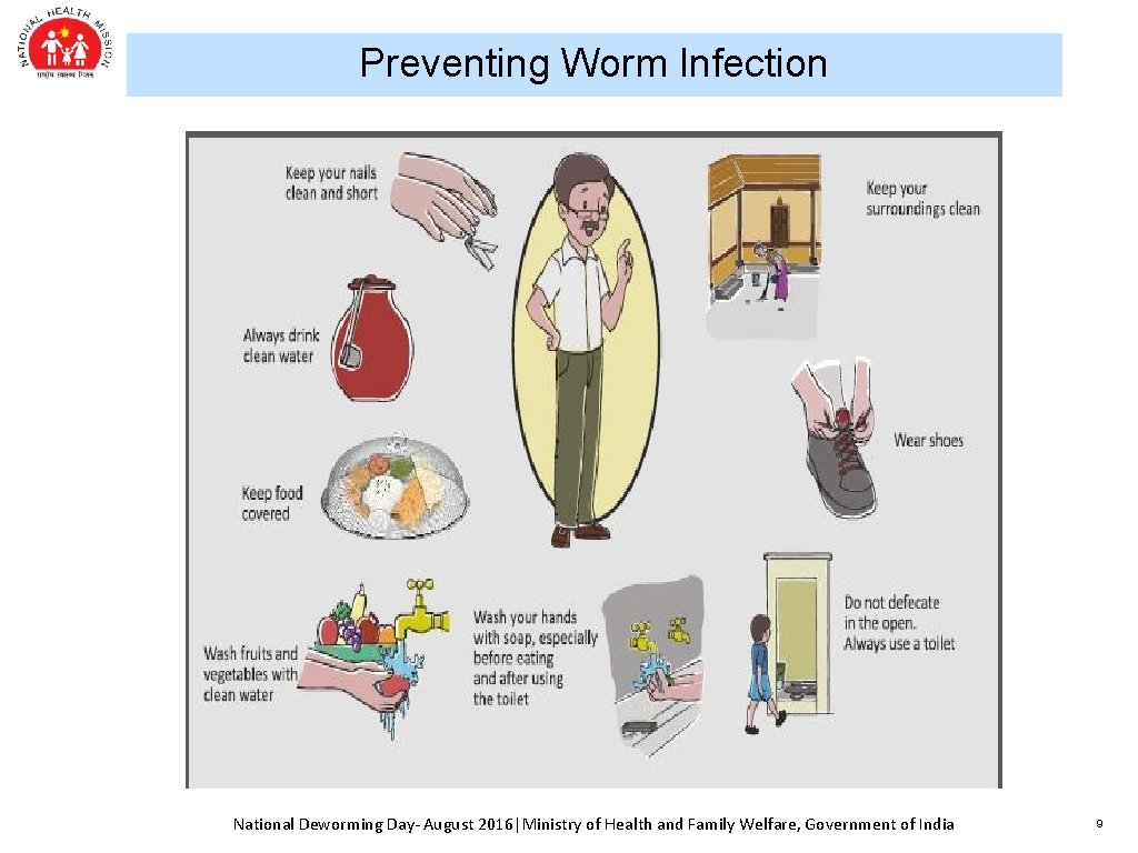 Preventing Worm Infection National Deworming Day- August 2016|Ministry of Health and Family Welfare, Government