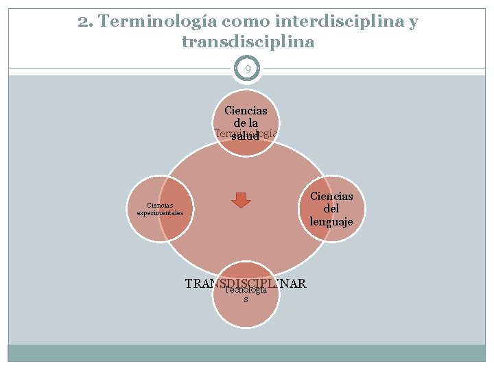 La terminologa como disciplina definicin funciones y aplicaciones