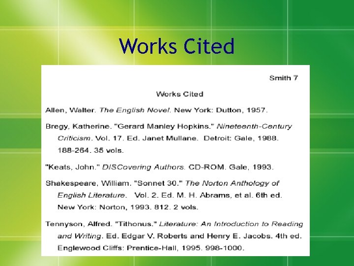 Works Cited 