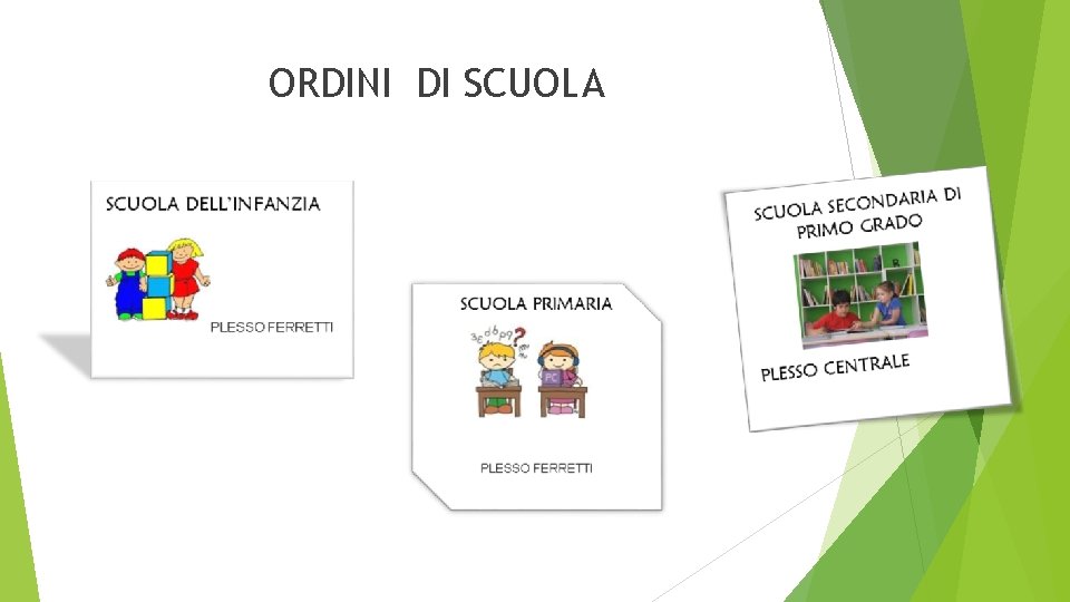 ORDINI DI SCUOLA 