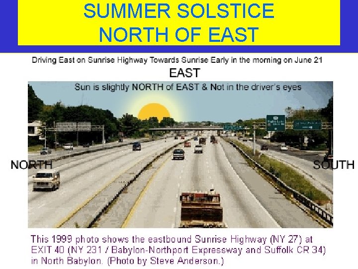 SUMMER SOLSTICE NORTH OF EAST 