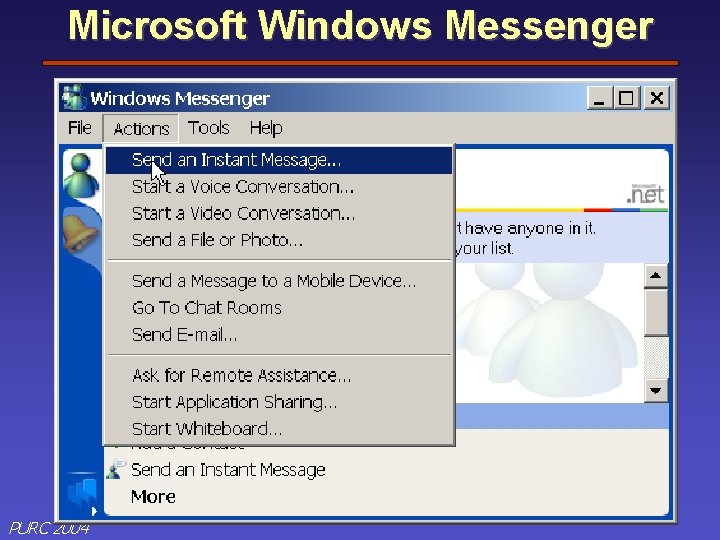 Microsoft Windows Messenger PURC 2004 