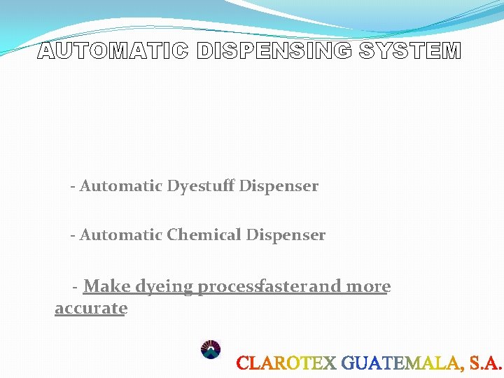 AUTOMATIC DISPENSING SYSTEM - Automatic Dyestuff Dispenser - Automatic Chemical Dispenser - Make dyeing AUTOMATIC DISPENSING SYSTEM - Automatic Dyestuff Dispenser - Automatic Chemical Dispenser - Make dyeing