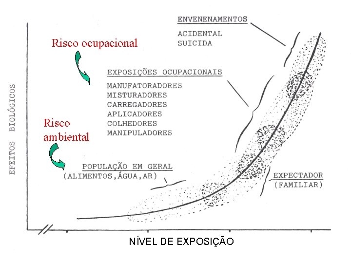 Risco ocupacional Risco ambiental NÍVEL DE EXPOSIÇÃO 