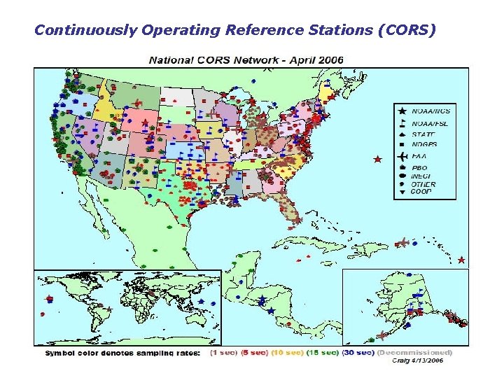 Continuously Operating Reference Stations (CORS) 