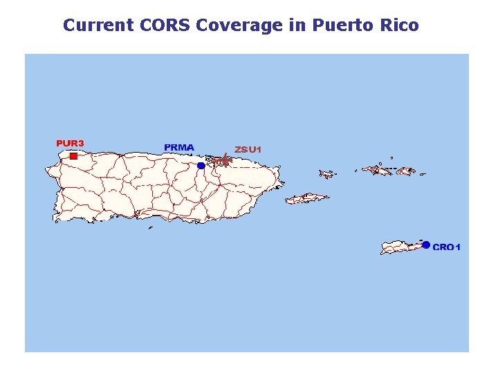 Current CORS Coverage in Puerto Rico 