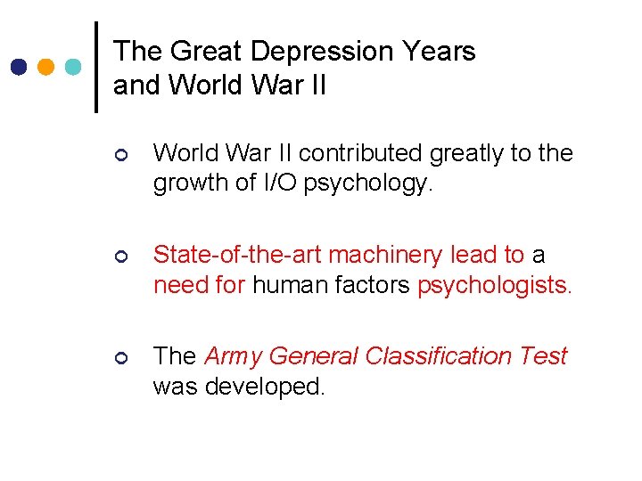 The Great Depression Years and World War II ¢ World War II contributed greatly The Great Depression Years and World War II ¢ World War II contributed greatly