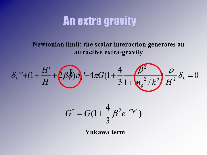 An extra gravity Newtonian limit: the scalar interaction generates an attractive extra-gravity Yukawa term
