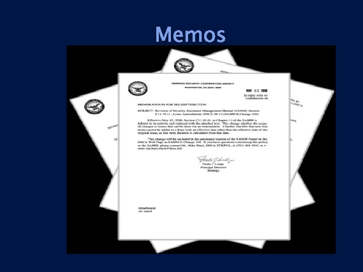 Memos 