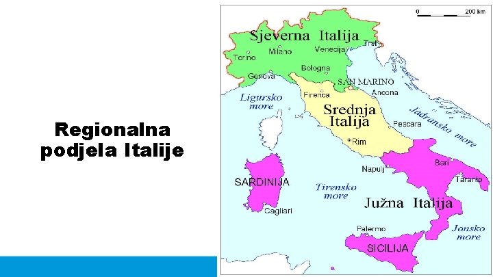 Regionalna podjela Italije 