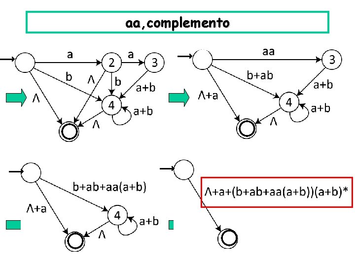 aa, complemento 