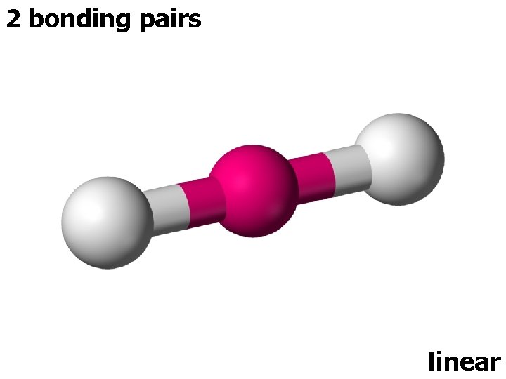 2 bonding pairs linear 