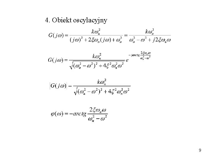 4. Obiekt oscylacyjny 9 