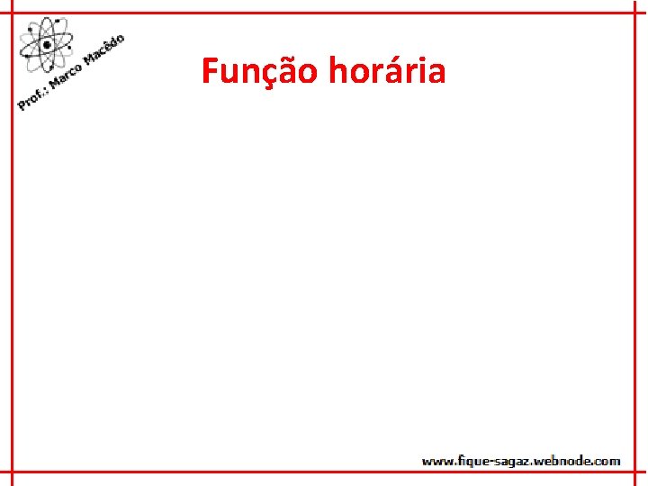 Função horária 