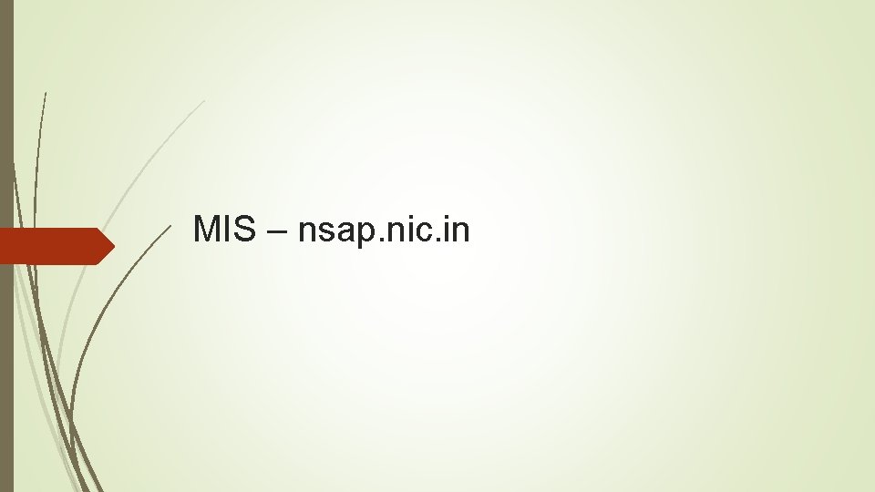 MIS – nsap. nic. in 