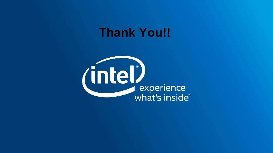 Thank You!! 