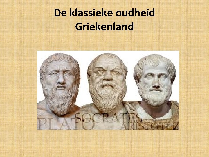 De klassieke oudheid Griekenland 