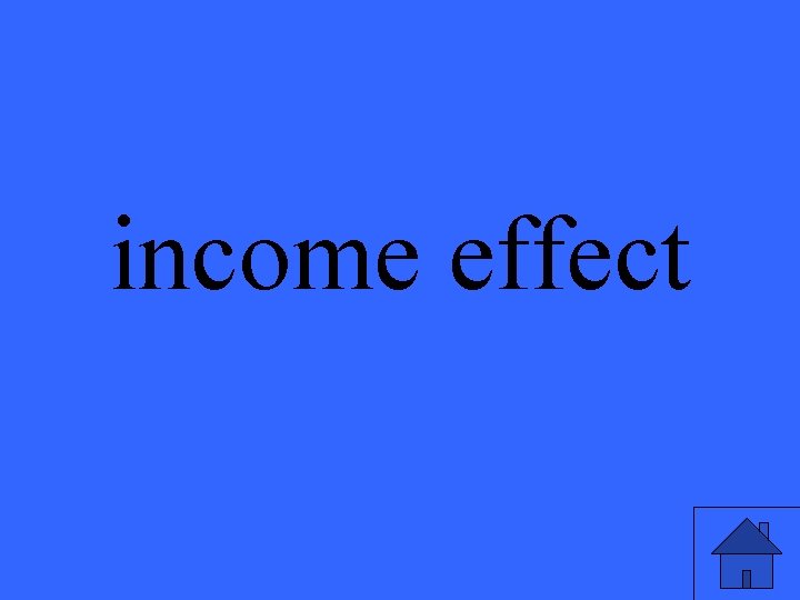 income effect 