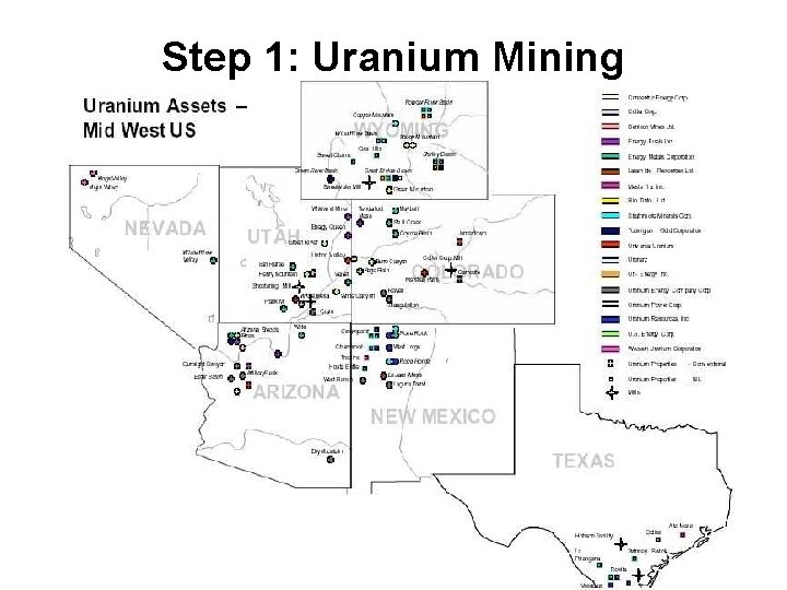 Step 1: Uranium Mining 