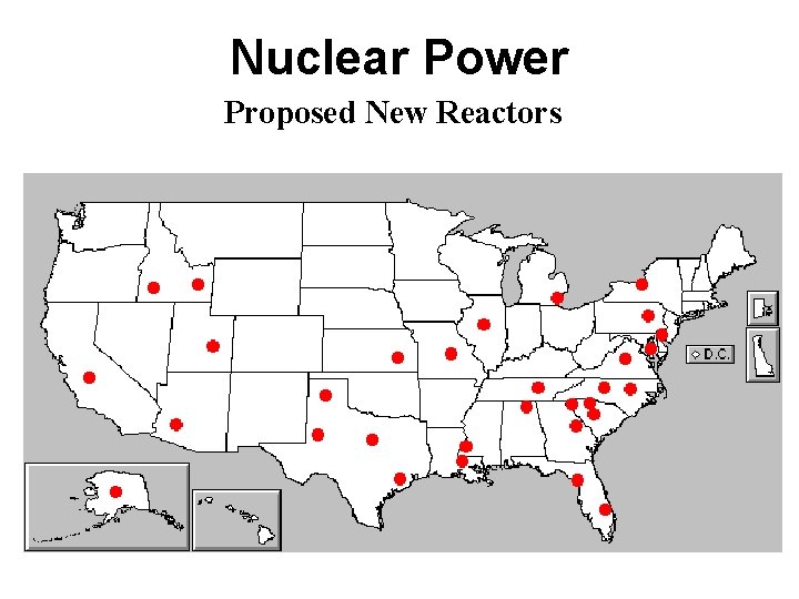 Nuclear Power Proposed New Reactors 