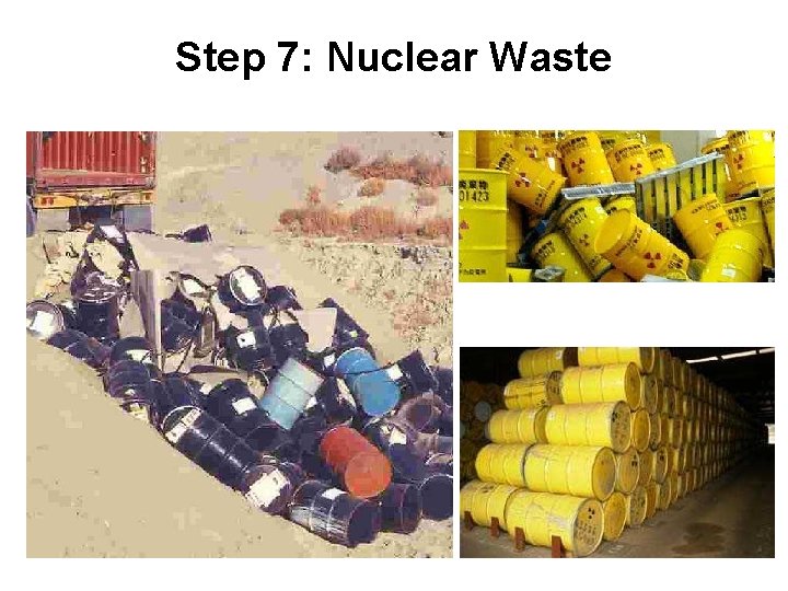 Step 7: Nuclear Waste 