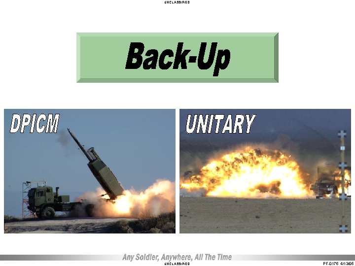 UNCLASSIFIED PF-0175 4/13/05 UNCLASSIFIED PF-0175 4/13/05