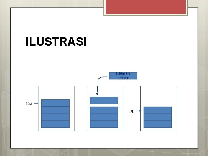 ILUSTRASI Elemen keluar top 