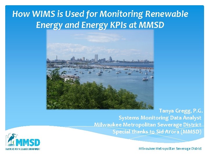 How WIMS is Used for Monitoring Renewable Energy and Energy KPIs at MMSD Tanya
