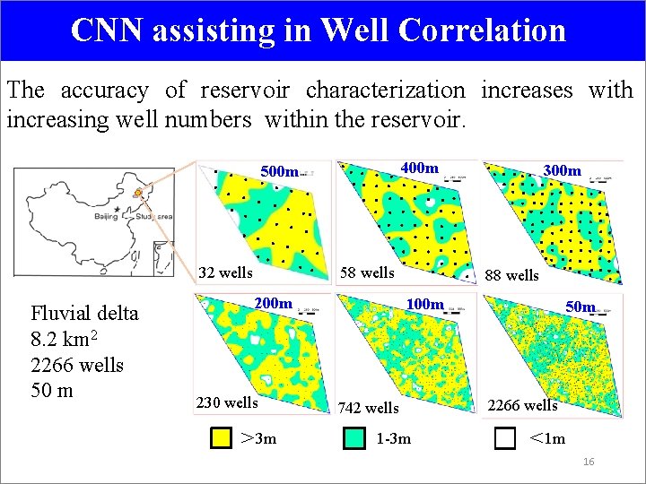 CNN assisting in Well Correlation The accuracy of reservoir characterization increases with increasing well